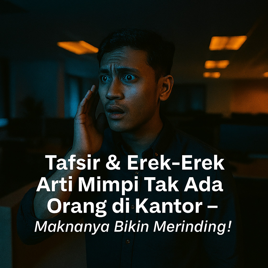 Tafsir & Erek-Erek Mimpi Tak Ada Orang di Kantor – Lengkap 2D 3D 4D