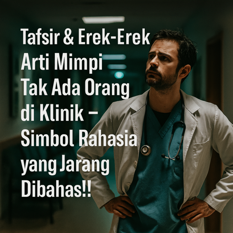 Arti Mimpi Tak Ada Orang di Klinik