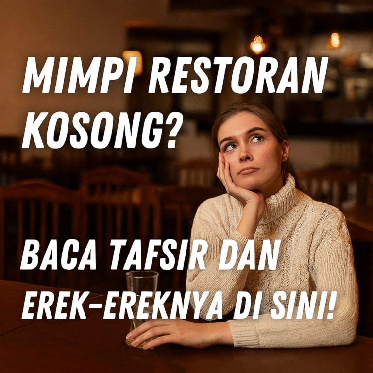 Mimpi Restoran Kosong dan Tafsirnya