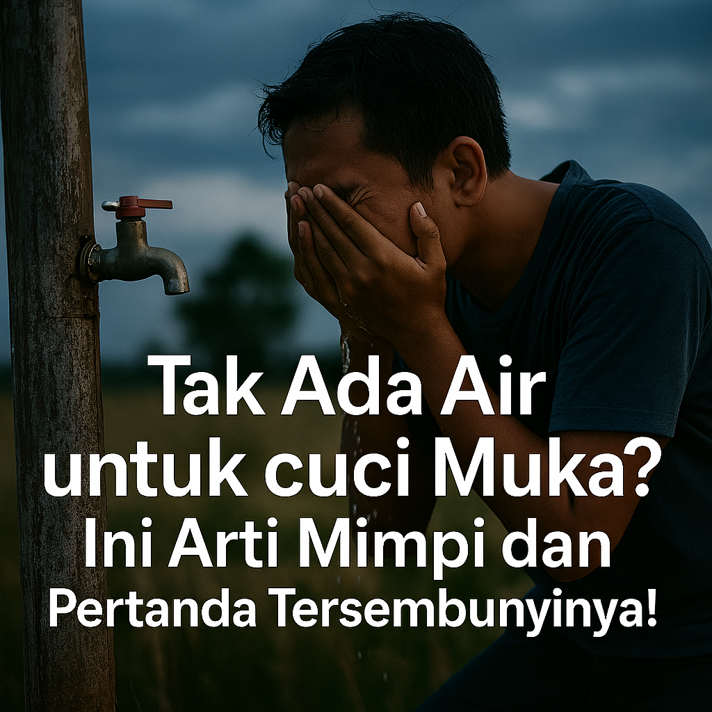 Arti Mimpi Tak Ada Air untuk Cuci Muka dan Makna Tersembunyi