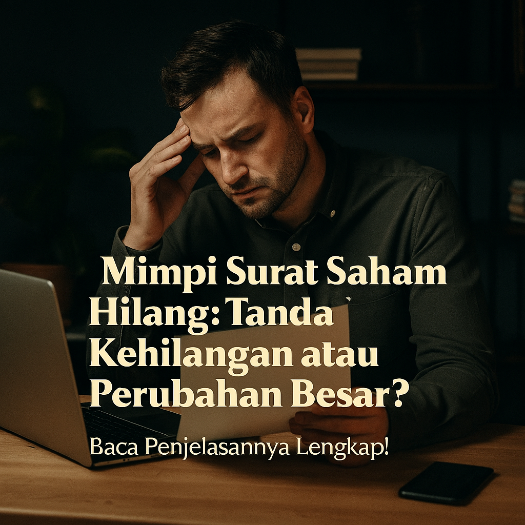 Arti Mimpi Surat Saham Hilang dan Maknanya
