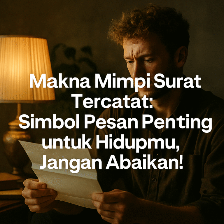 Makna Mimpi Surat Tercatat: Pesan Penting yang Tak Boleh Diabaikan