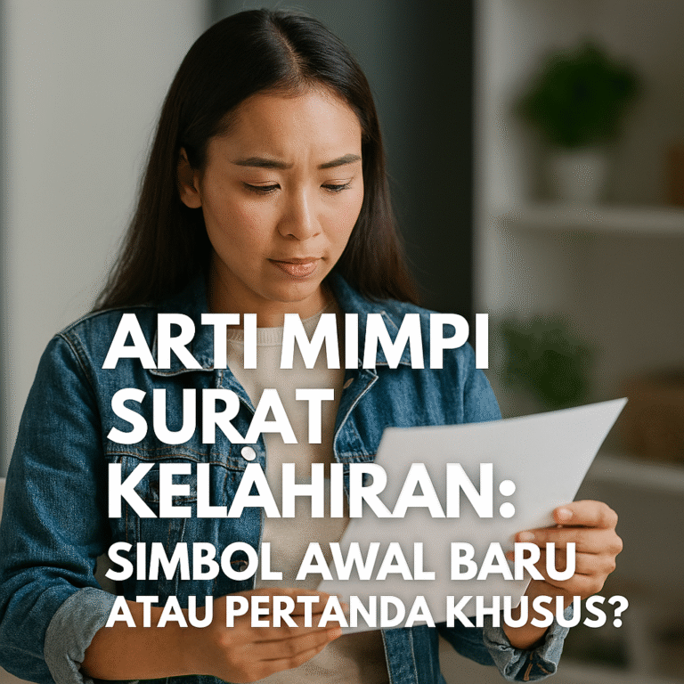 Temukan arti mimpi surat kelahiran, simbol awal baru dan pertanda penting. Panduan tafsir lengkap & erek-erek 2D, 3D, 4D.