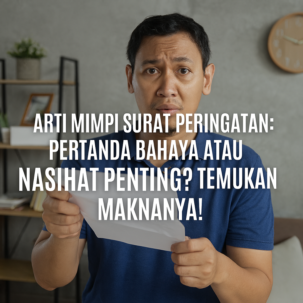 Arti Mimpi Surat Peringatan dan Tafsir Lengkap dalam Primbon serta Erek-Erek