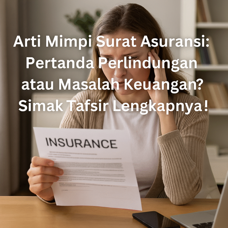 Arti Mimpi Surat Asuransi: Tafsir Lengkap Tentang Perlindungan dan Masalah Keuangan