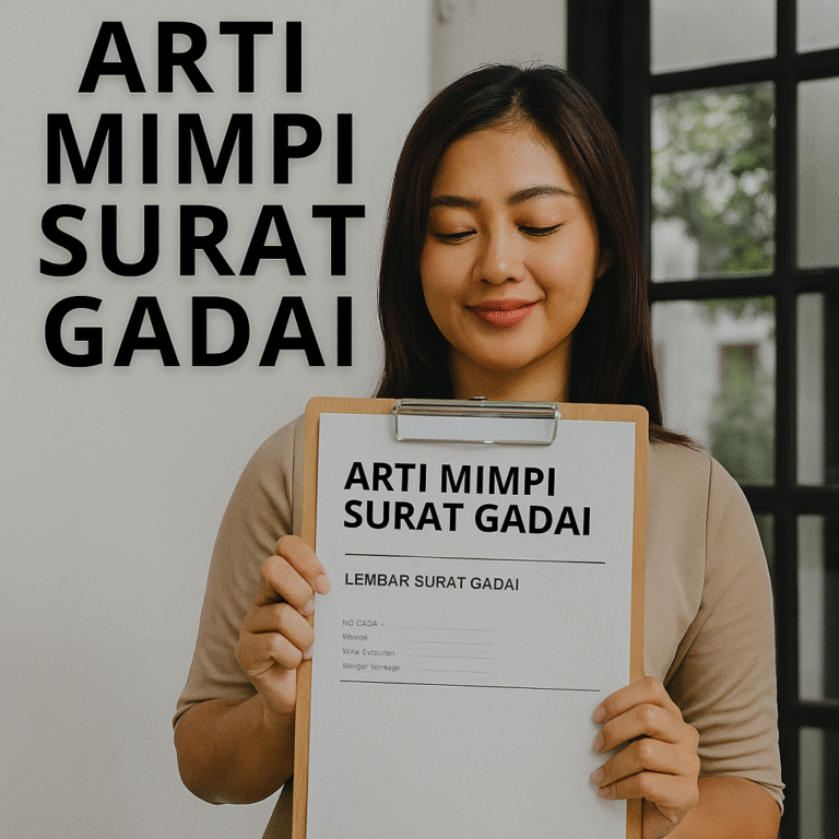 Arti Mimpi Surat Gadai dan Tafsir Lengkap: Simbol Kehilangan, Hutang, atau Solusi