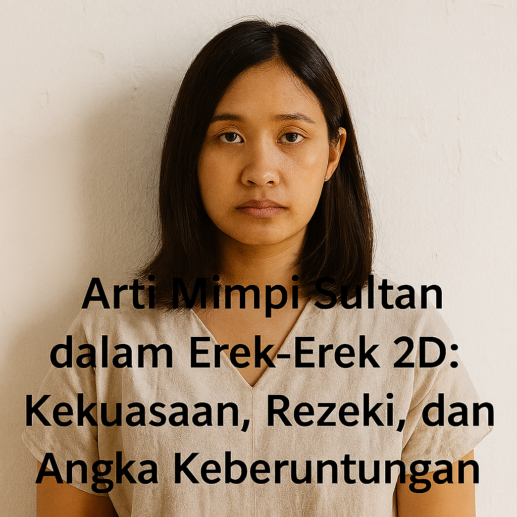 Arti Mimpi Sultan dalam Erek-Erek 2D 3D 4D: Simbol Kekuasaan, Rezeki, dan Angka Keberuntungan