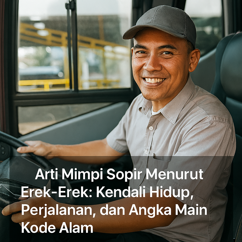 Arti Mimpi Sopir Menurut Erek-Erek 2D 3D 4D: Kendali Hidup & Angka Main
