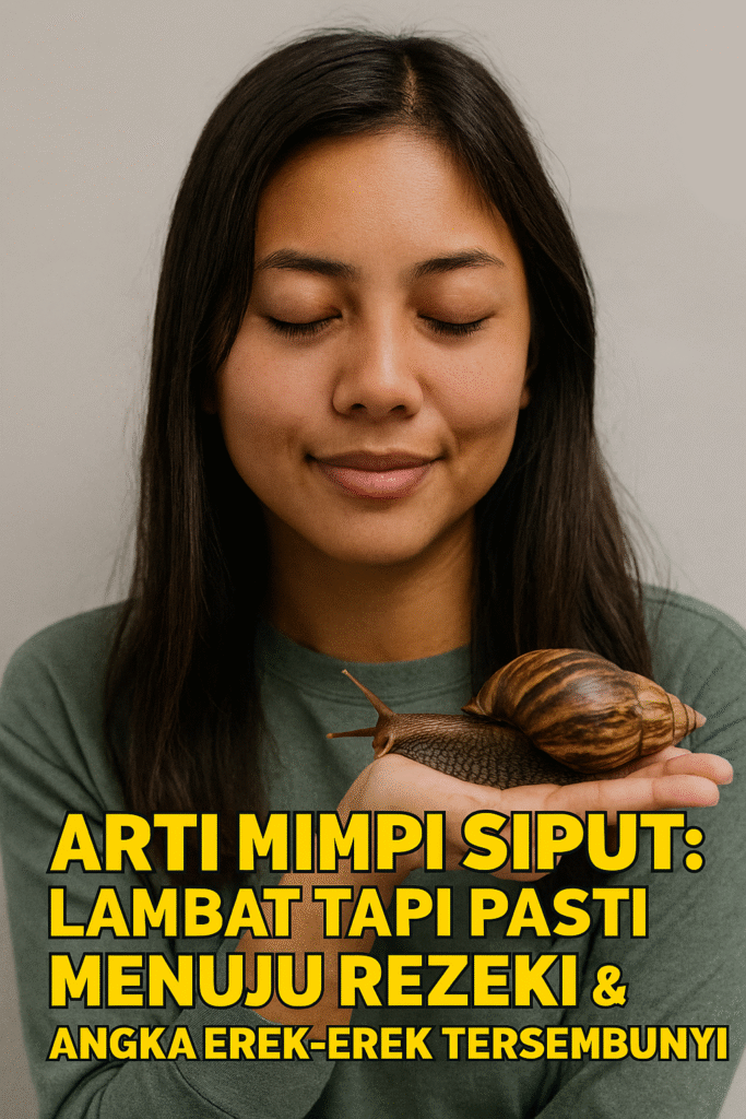 Arti Mimpi Siput Lambat Tapi Pasti Menuju Rezeki