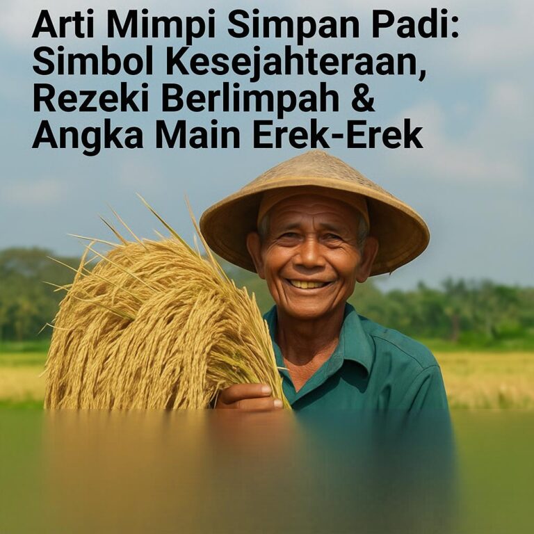 Mimpi Menyimpan Padi: Simbol Kesejahteraan dan Rezeki Berlimpah Menurut Erek-Erek