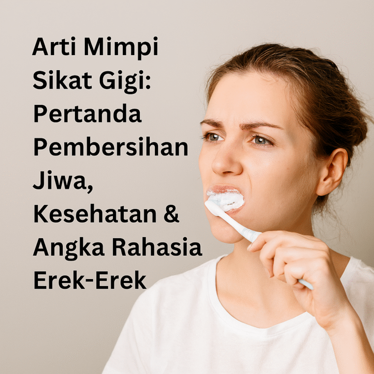 Arti Mimpi Sikat Gigi: Makna Spiritual, Kesehatan, dan Angka Main Erek-Erek