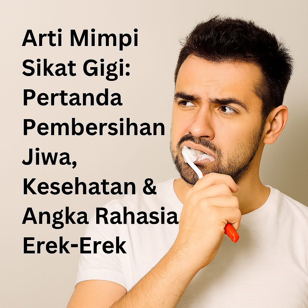 Arti Mimpi Sikat Gigi: Makna Spiritual, Kesehatan, dan Angka Main Erek-Erek