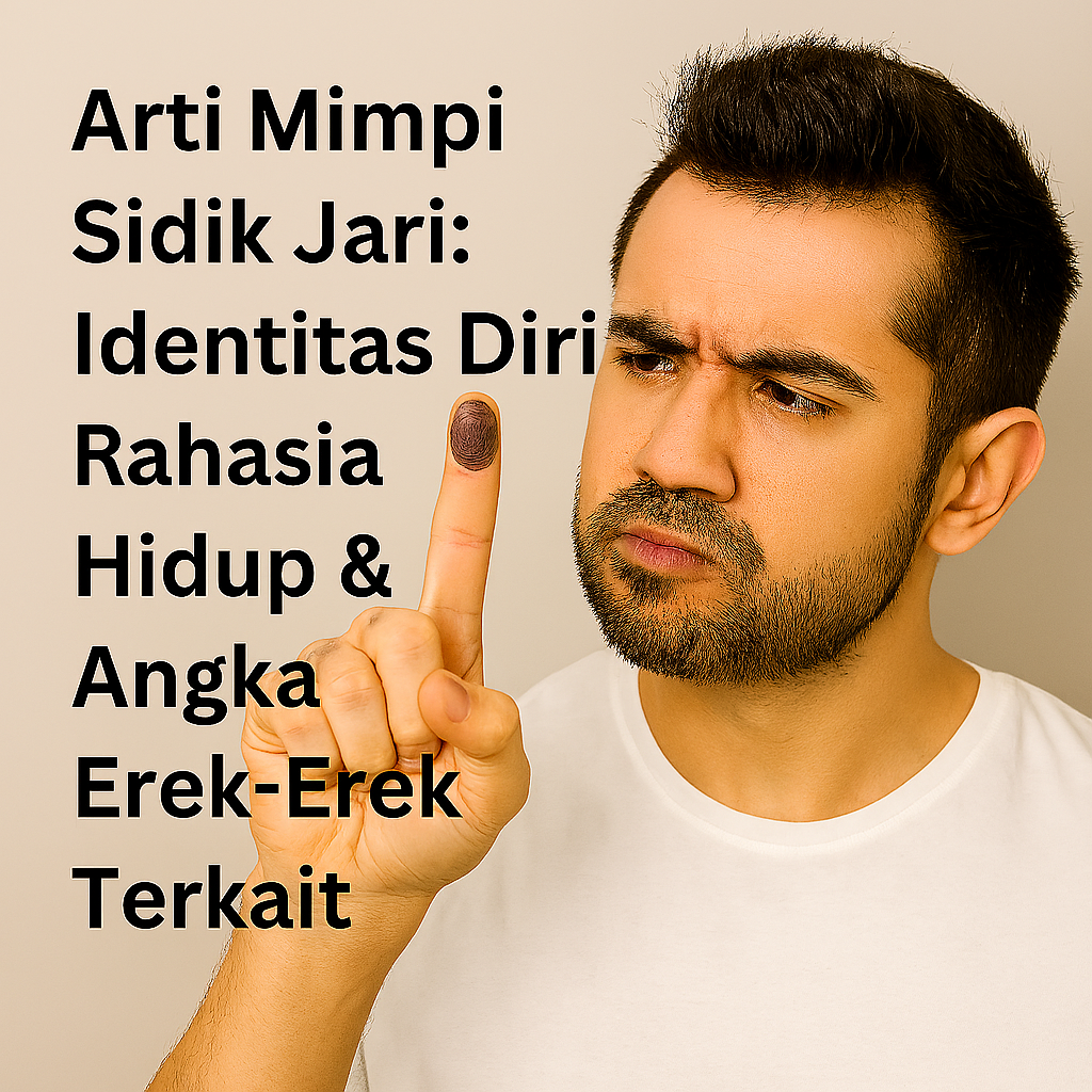 Arti Mimpi Sidik Jari dan Angka Erek-Erek Terkait