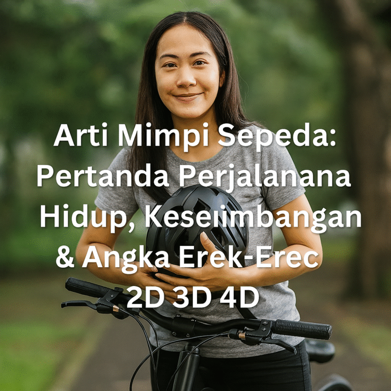 Arti Mimpi Sepeda: Simbol Perjalanan Hidup & Angka Main Erek-Erek