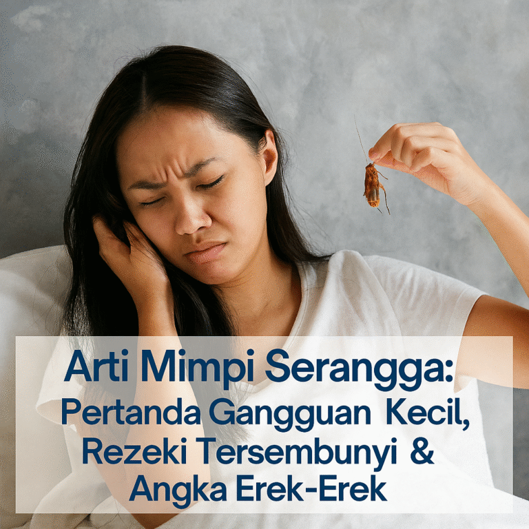 Arti Mimpi Serangga & Angka Main Erek-Erek 2D 3D 4D