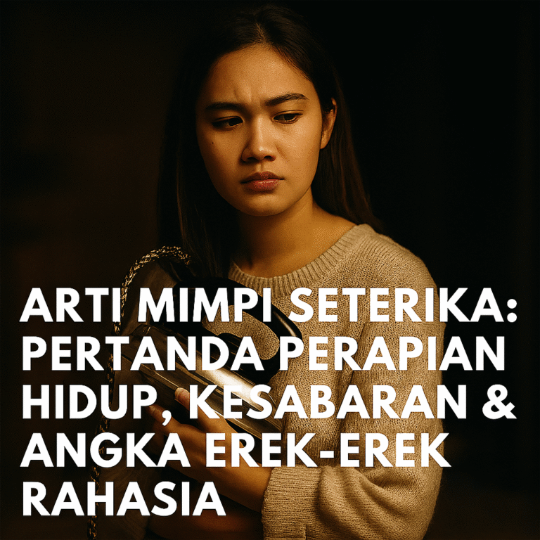 Arti Mimpi Seterika & Angka Main Erek-Erek 2D 3D 4D