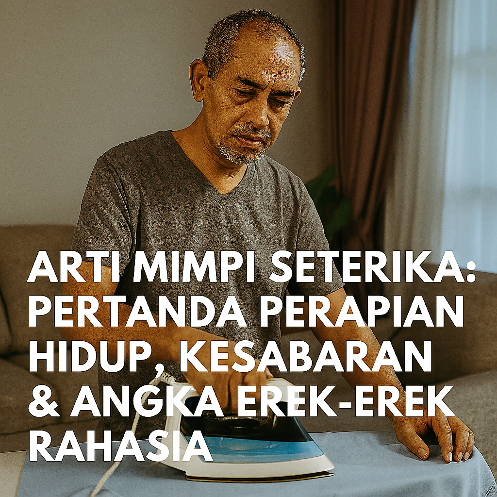 Arti Mimpi Seterika & Angka Main Erek-Erek 2D 3D 4D