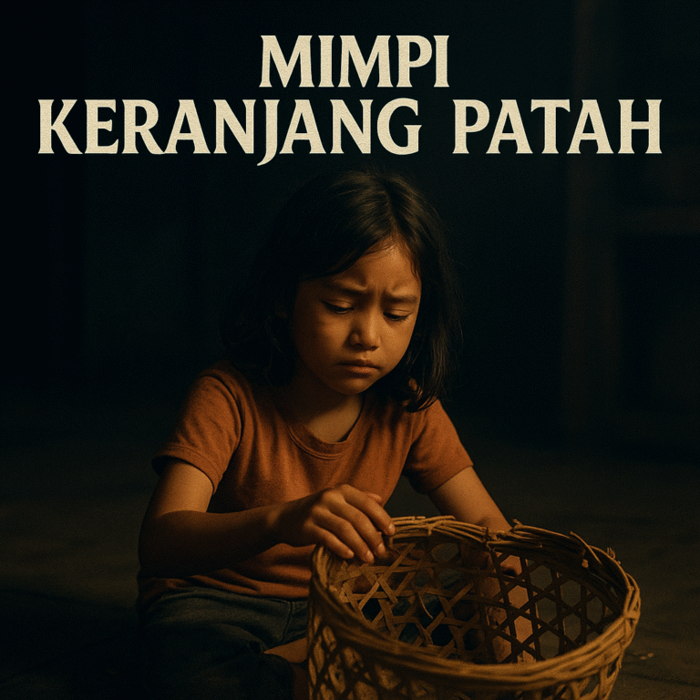 Arti mimpi keranjang patah lengkap tafsir primbon psikologi spiritual dan angka erek erek 2D 3D 4D penuh makna kehidupan.