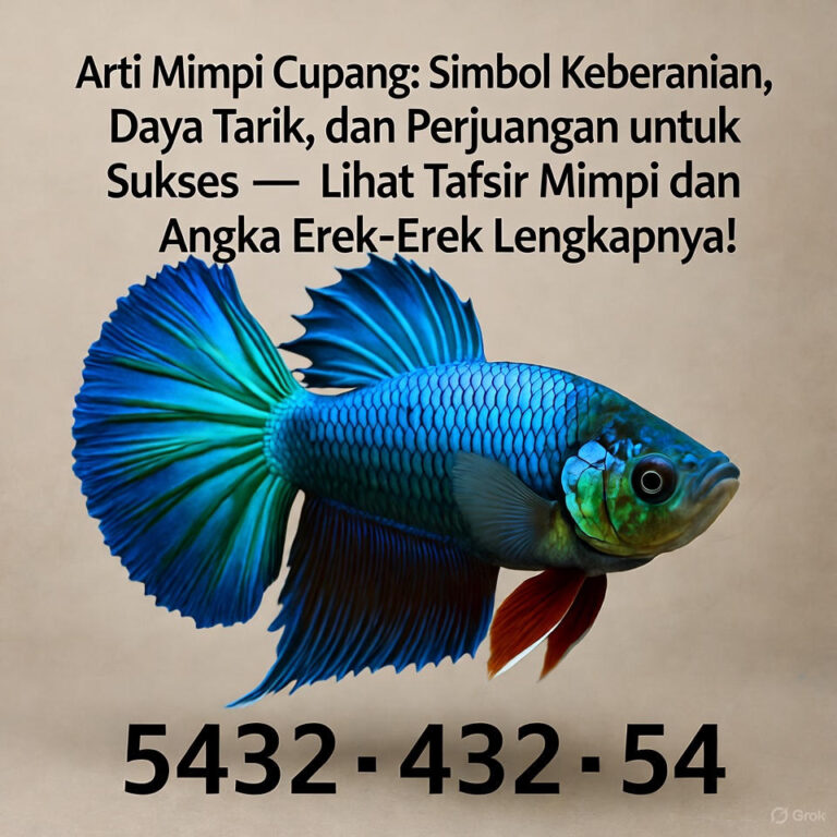 Arti Mimpi Cupang: Simbol Keberanian dan Keberuntungan Menurut Buku Mimpi & Kode Alam