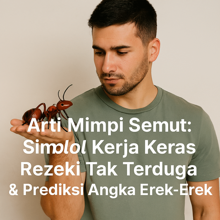Arti Mimpi Semut: Simbol Kerja Keras, Rezeki Tak Terduga & Angka Erek-Erek