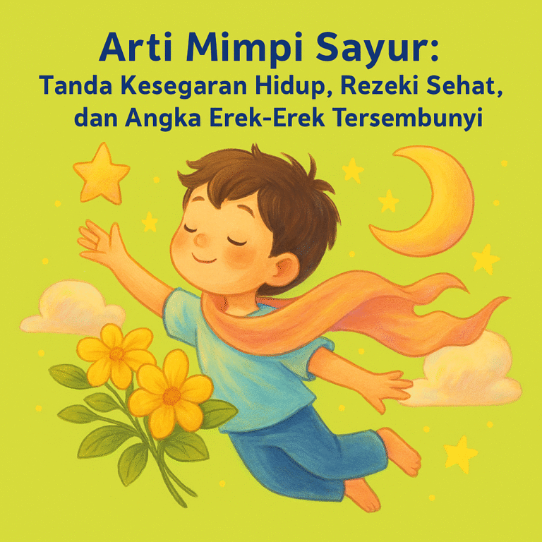 Arti Mimpi Sayur: Simbol Rezeki Sehat, Kesegaran Hidup & Angka Erek-Erek Tersembunyi