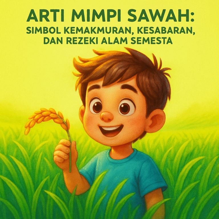 Mimpi Sawah Hijau: Simbol Kemakmuran dan Rezeki Alam Semesta Menurut Primbon Jawa