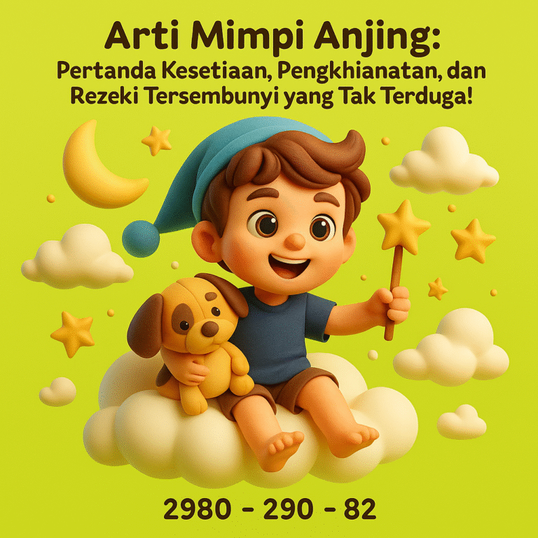 Gambar anjing sebagai simbol mimpi tentang kesetiaan dan pertanda rezeki tersembunyi