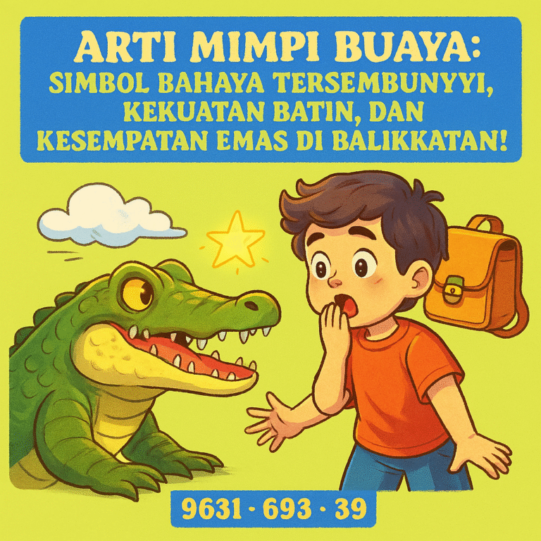 Buaya dalam Tafsir Mimpi: Simbol Bahaya dan Kekuatan Tersembunyi