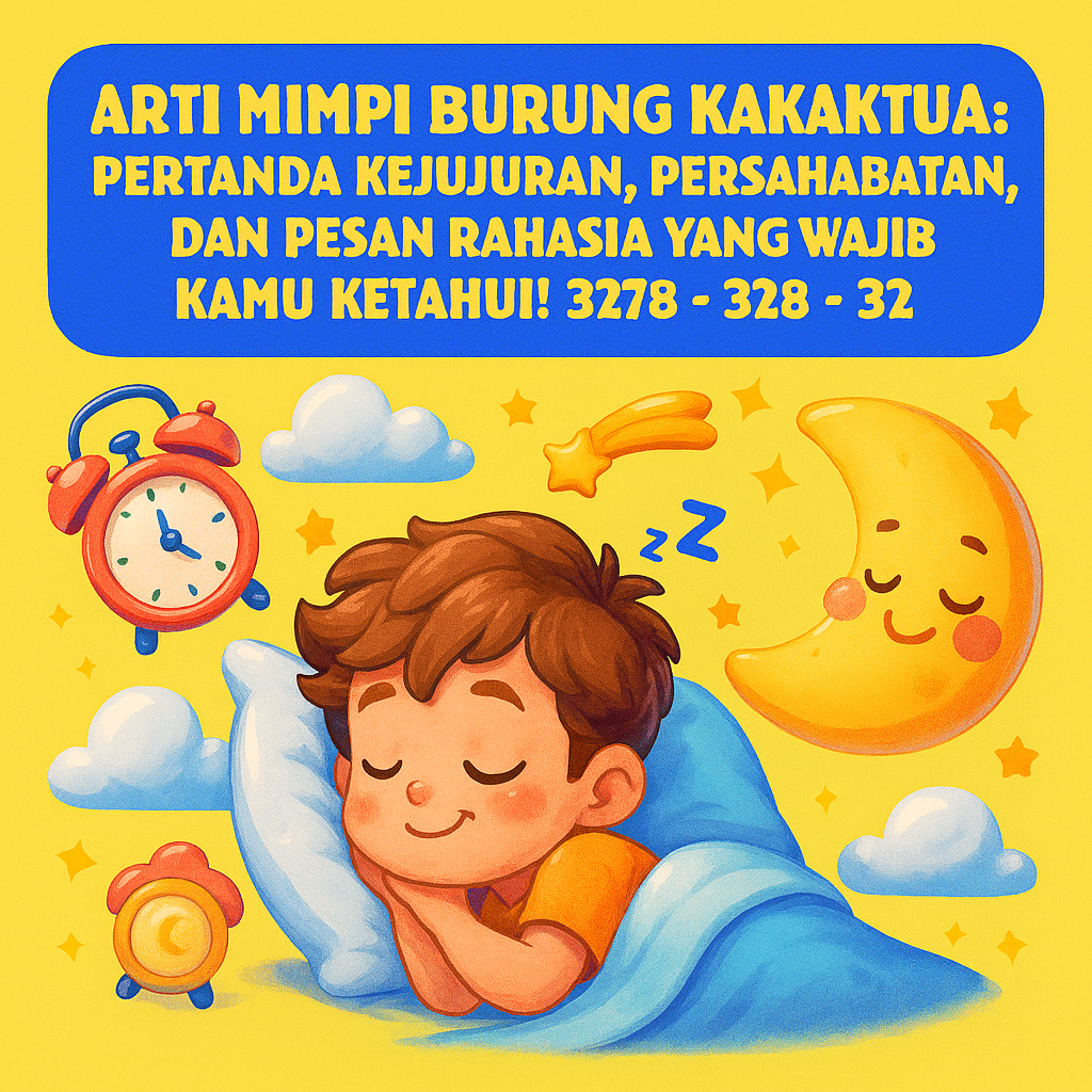 Arti Mimpi Burung Kakaktua: Simbol Kejujuran, Persahabatan, dan Pesan Rahasia Kehidupan