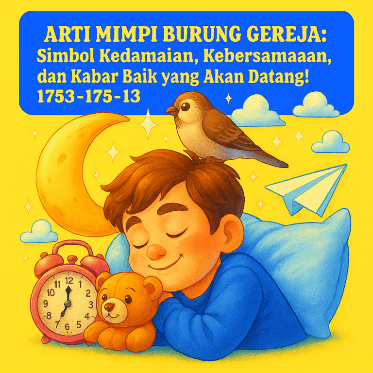 Burung gereja terbang di langit biru sebagai simbol kedamaian dan pertanda kabar baik