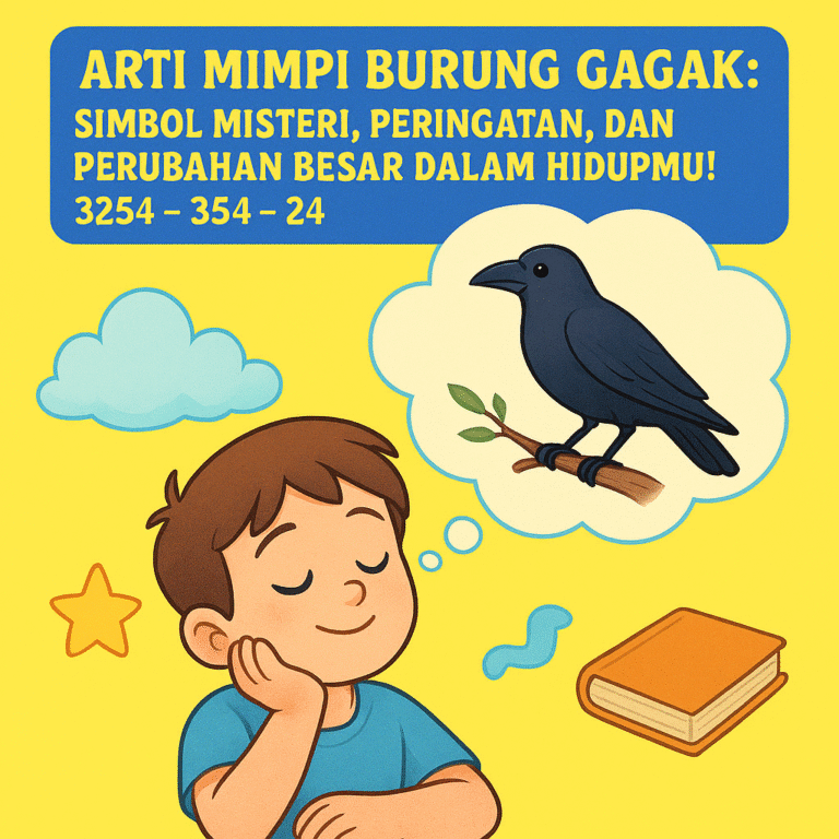 Burung Gagak Hitam Simbol Misteri dan Pertanda Perubahan Besar dalam Tafsir Mimpi