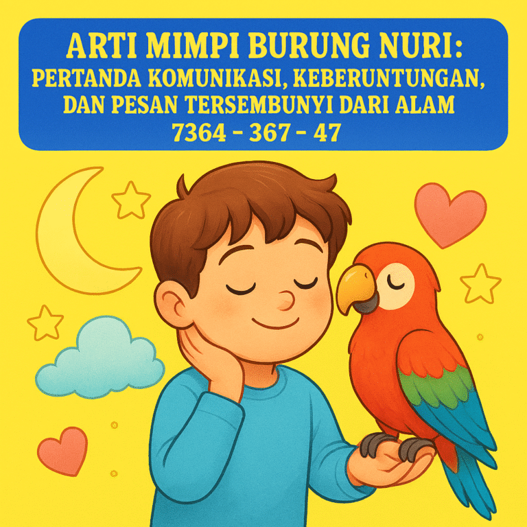 Burung Nuri Berwarna Cerah Melambangkan Komunikasi dan Keberuntungan dalam Tafsir Mimpi