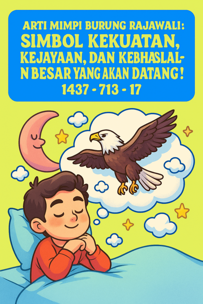 Burung Rajawali di Langit Biru Melambangkan Kejayaan dan Kekuatan Spiritual