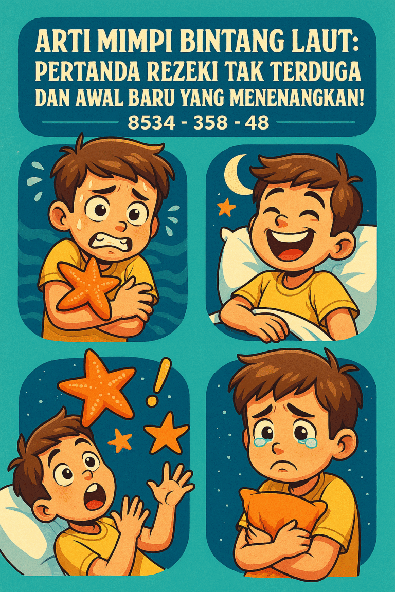 Gambar Bintang Laut melambangkan ketenangan dan pertanda rezeki dalam Tafsir Mimpi