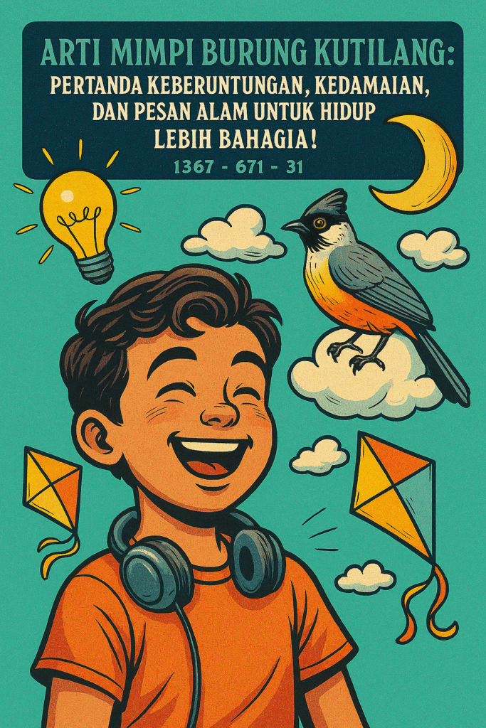 Gambar Burung Kutilang sebagai simbol mimpi keberuntungan dan kedamaian batin