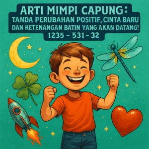 Gambar capung terbang di taman, simbol perubahan dan ketenangan dalam tafsir mimpi