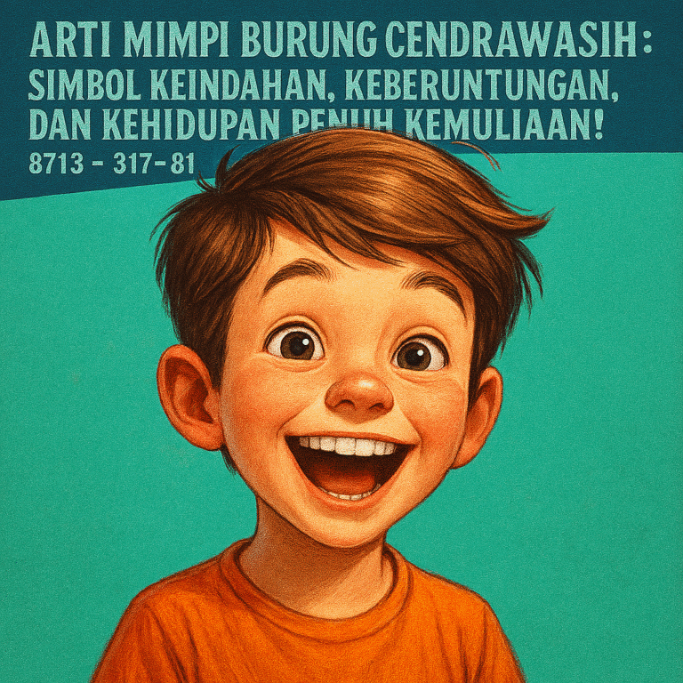 Gambar burung cendrawasih berwarna cerah terbang di langit biru melambangkan keindahan dan keberuntungan.