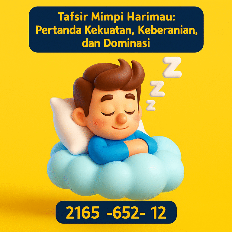Tafsir Mimpi Harimau: Makna, Kekuatan, Keberanian, dan Erek-Erek Lengkap