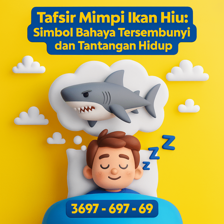 Gambaran mimpi ikan hiu, simbol bahaya dan tantangan hidup, lengkap dengan kode alam dan erek-erek.