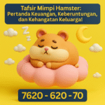 Hamster lucu sebagai simbol mimpi keuangan dan keharmonisan keluarga