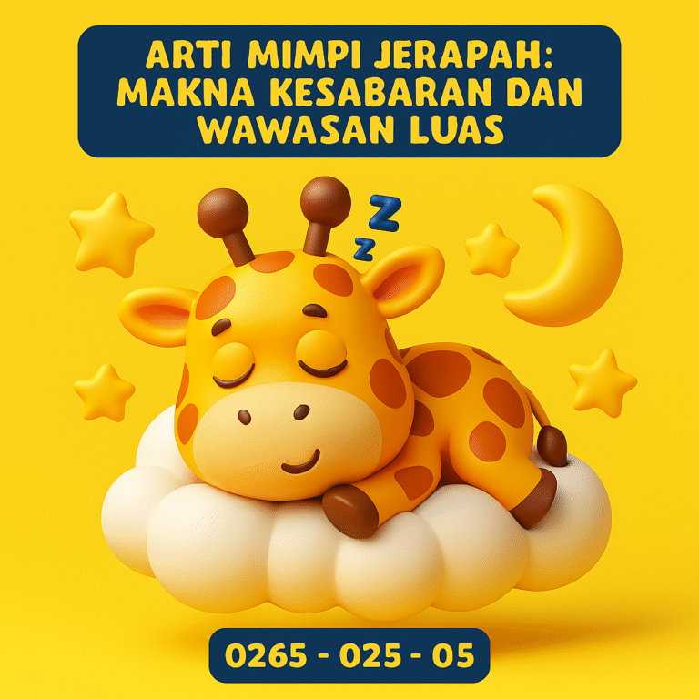 Arti Mimpi Jerapah Menurut Buku Mimpi dan Erek Erek Lengkap 2D 3D 4D