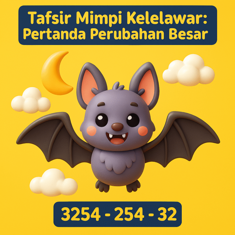 Tafsir Mimpi Kelelawar Lengkap: Arti Spiritual, Kode Alam, dan Erek Erek 2D 3D 4D
