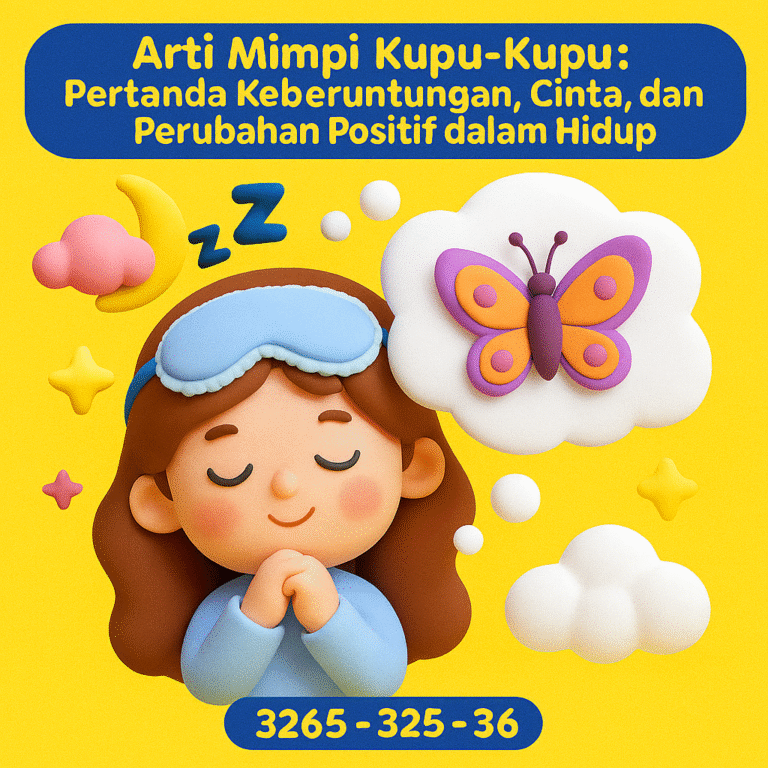 Arti Mimpi Kupu-Kupu dan Kode Alam Lengkap 2D 3D 4D Menurut Buku Mimpi