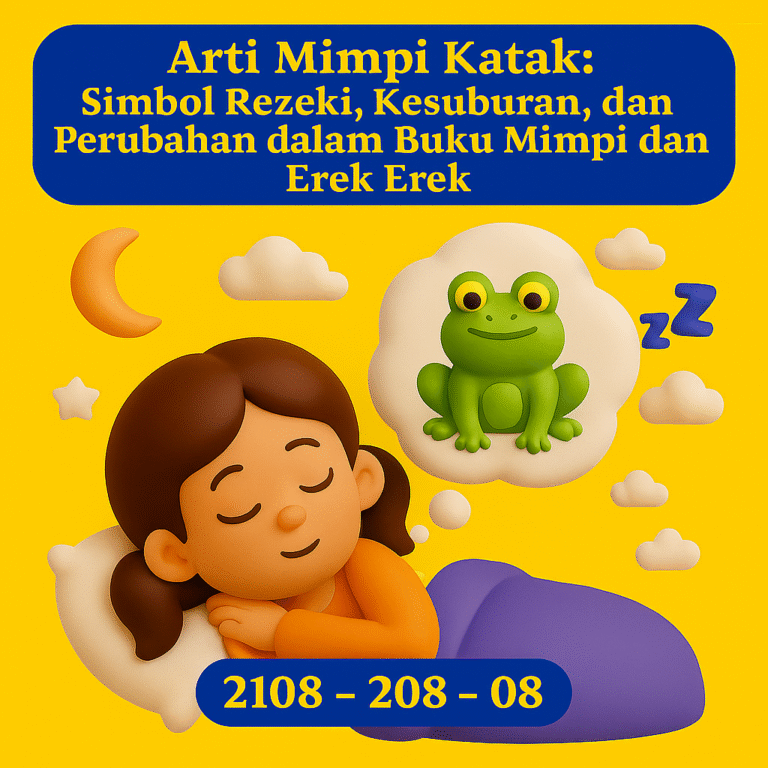 Tafsir Mimpi Katak Lengkap dengan Kode Alam dan Erek Erek 2D 3D 4D