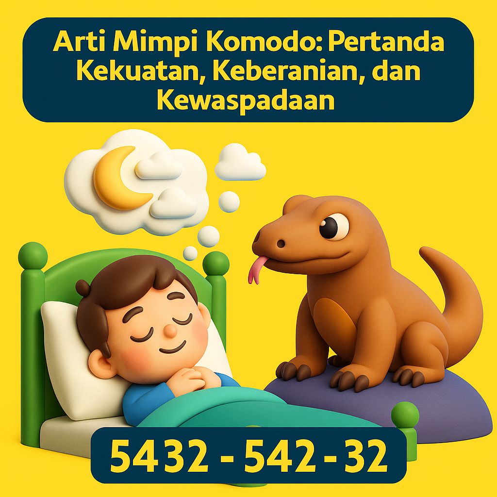 Komodo dalam Tafsir Mimpi dan Erek Erek Sebagai Simbol Kekuatan dan Perlindungan