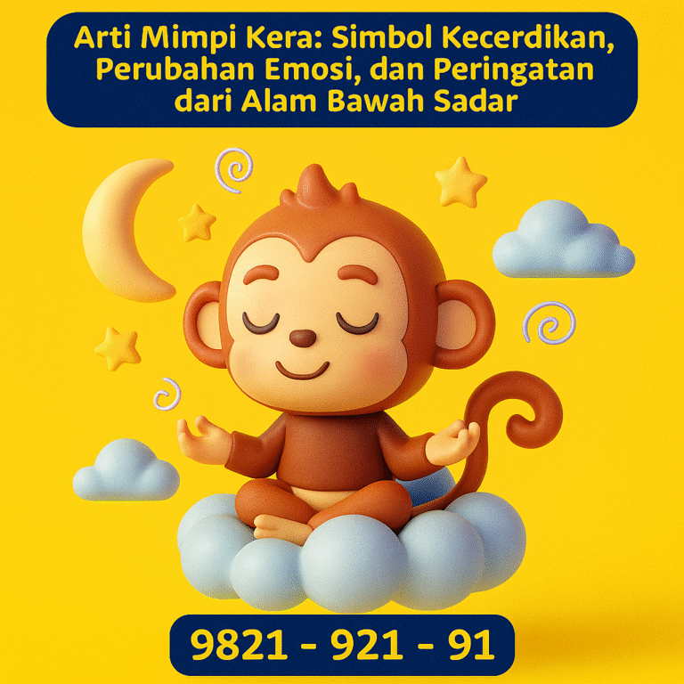 Gambar seekor kera di pohon sebagai simbol kecerdikan dalam tafsir mimpi dan kode alam