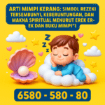 Gambar kerang di pantai yang melambangkan rezeki tersembunyi menurut Buku Mimpi dan Kode Alam