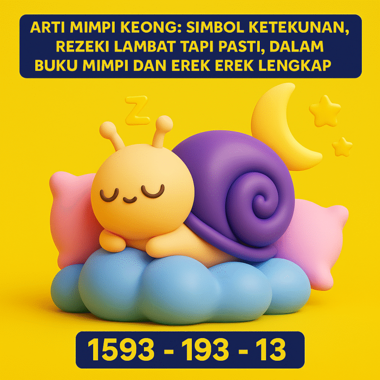 Arti Mimpi Keong Menurut Buku Mimpi dan Kode Alam Sebagai Pertanda Rezeki