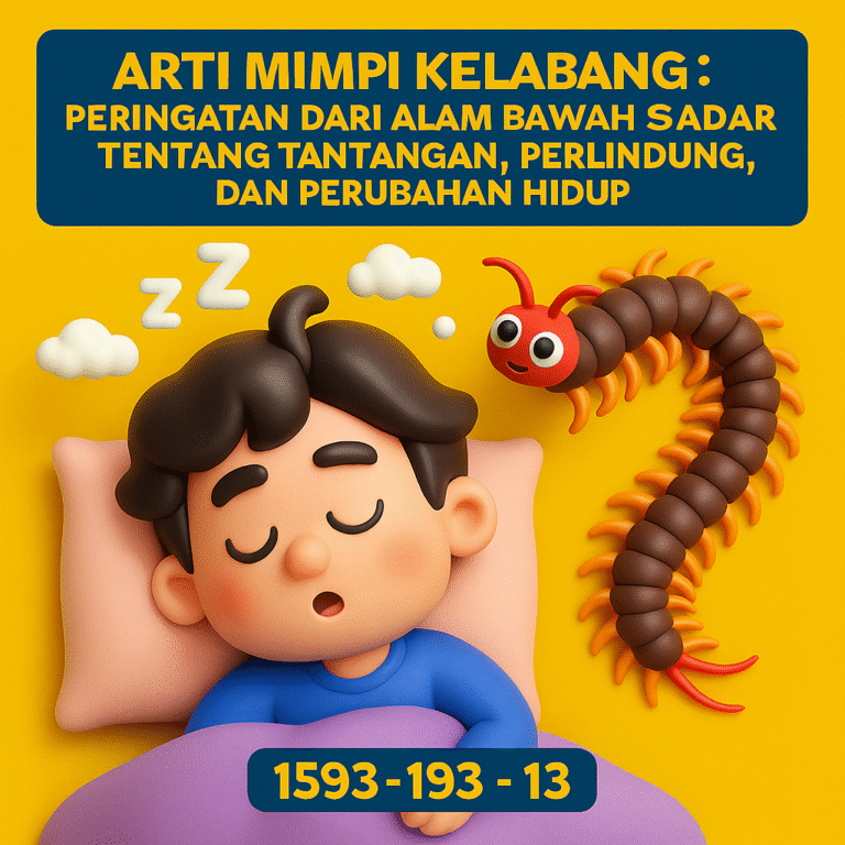 Arti Mimpi Kelabang – Simbol Tantangan dan Perlindungan Spiritual