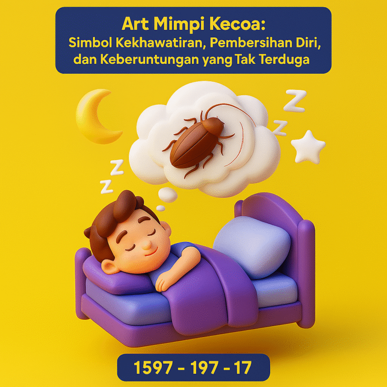 Arti Mimpi Kecoa: Simbol Pembersihan Diri dan Keberuntungan Menurut Buku Mimpi